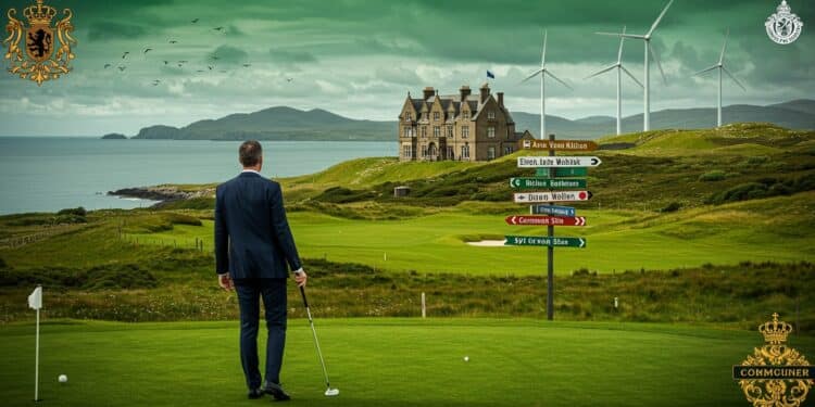Trump en Écosse : Golf, Diplomatie et Controverses - Viral Mag Donald Trump en Écosse  entre golf diplomatie avec Keir Starmer et polémiques découvrez les enjeux de ce séjour controversé   Viral Mag