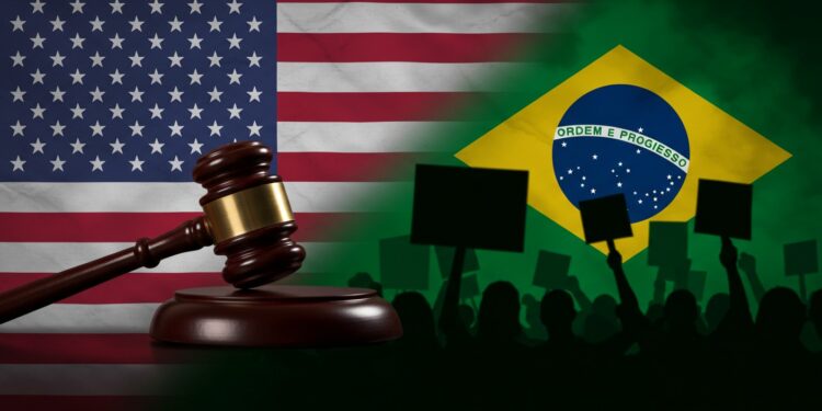 Trump Soutient Bolsonaro : Tensions avec le Brésil - Viral Mag Trump intensifie la pression sur le Brésil avec des sanctions et des taxes pour soutenir Bolsonaro accusé de tentative de coup dÉtat Une crise diplomatique majeure    Viral Mag