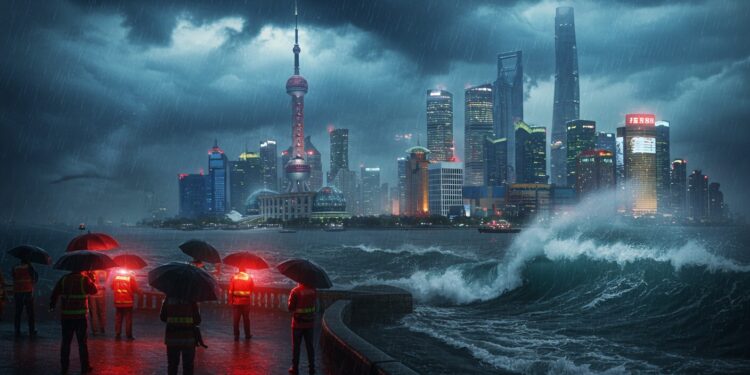 Le typhon Co May frappe Shanghai forçant lévacuation de 283 000 personnes Découvrez les impacts mesures prises et lien avec le climat extrême   Viral Mag