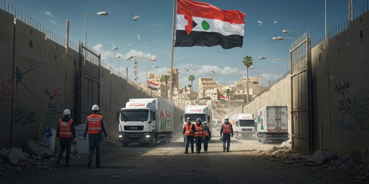 LUE et Israël saccordent pour booster laide humanitaire à Gaza  plus de camions nouveaux points de passage et infrastructures réparées   Viral Mag