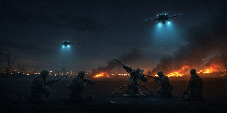 Ukraine : La Guerre des Drones Épuise les Soldats - Viral Mag En Ukraine les soldats luttent contre des vagues de drones russes avec des armes obsolètes dans une guerre qui les prive de sommeil Découvrez leur combat   Viral Mag