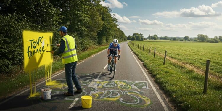 Découvrez Patrick leffaceur de graffitis obscènes du Tour de France qui veille à la propreté des routes pour une fête cycliste mondiale   Viral Mag