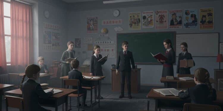 Un Russe Défie la Propagande Scolaire - Viral Mag Un vidéaste russe filme la propagande militaire dans les écoles révélant lendoctrinement des jeunes Découvrez son combat dans un documentaire choc Viral Mag