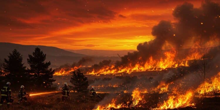 Vague de Chaleur et Incendies Ravageurs dans les Balkans - Viral Mag Une vague de chaleur frappe les Balkans avec des incendies en Macédoine du Nord et Croatie Découvrez les impacts et défis   Viral Mag