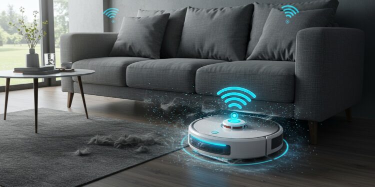 Découvrez laspirateur robot Lefant M210P à  72 sur Amazon  Compact puissant et connecté il simplifie le ménage Profitez de cette offre limitée    Viral Mag