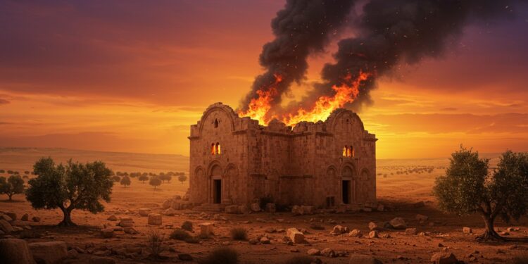 Violences en Cisjordanie : Une Église Byzantine Attaquée - Viral Mag Une église byzantine du Ve siècle incendiée en Cisjordanie Lambassadeur américain demande justice face aux violences attribuées à des colons Découvrez les détails Viral Mag