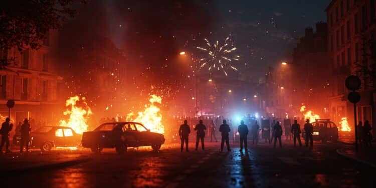 Violences Urbaines du 14 Juillet : Une Nuit sous Tension - Viral Mag Violences urbaines en France lors du 14 Juillet 2025 incendies tirs de mortiers et dégradations touchent plusieurs villes Découvrez les détails Viral Mag
