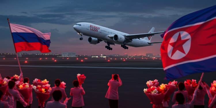 Un vol commercial relie Moscou à Pyongyang marquant une étape dans lalliance Russie Corée du Nord Découvrez ce que cela signifie pour la géopolitique mondiale   Viral Mag
