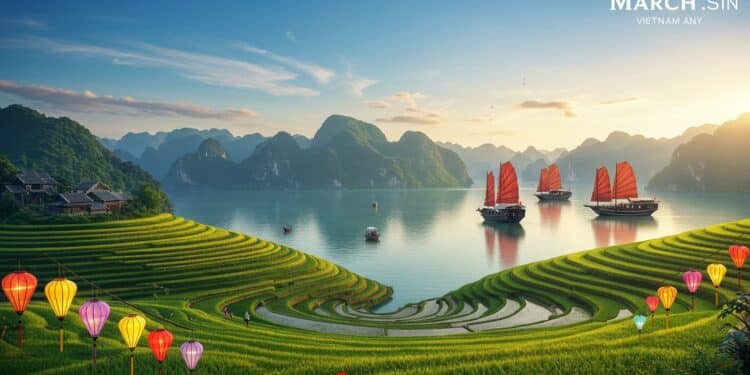 Voyage au Vietnam en Mars : Guide Complet pour un Séjour Inoubliable - Viral Mag Planifiez votre voyage au Vietnam en mars  climat idéal activités variées événements uniques Découvrez nos conseils pour un séjour mémorable    Viral Mag