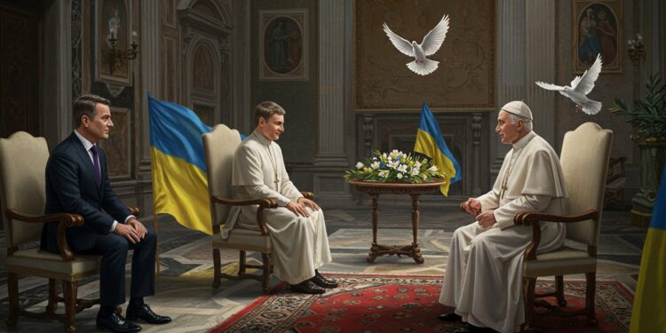 Volodymyr Zelensky rencontre le pape Léon XIV pour discuter paix et reconstruction de lUkraine avant une conférence à Rome Découvrez les détails   Viral Mag