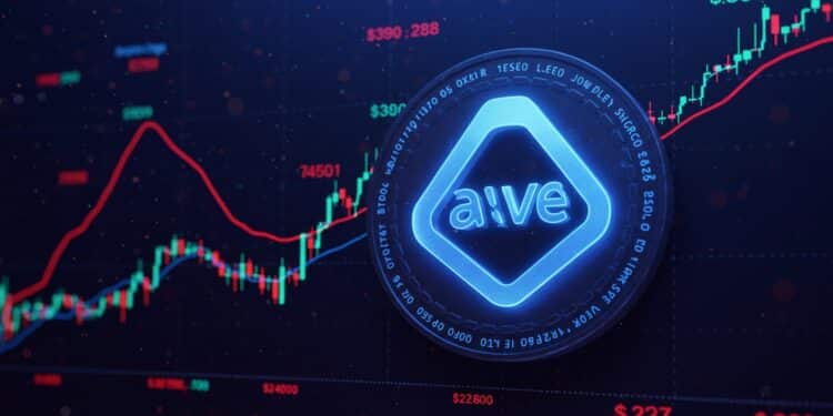 Aave chute après un rejet à 390 $ Le support à 227 $ tiendra t il pour préserver la tendance haussière  Analyse technique et perspectives   Viral Mag