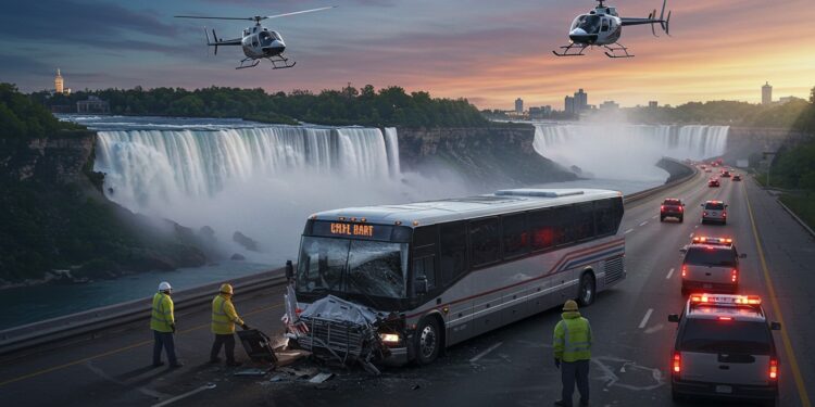 Accident dautocar près de Buffalo  5 morts des dizaines de blessés Retour sur ce drame touchant des touristes près des chutes du Niagara   Viral Mag