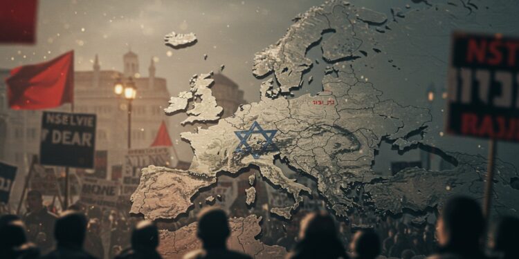 Antisémitisme en Europe : Une Crise Alarmante - Viral Mag Lantisémitisme explose en Europe exacerbé par le conflit israélo palestinien Découvrez les chiffres les tensions et les solutions envisagées Viral Mag