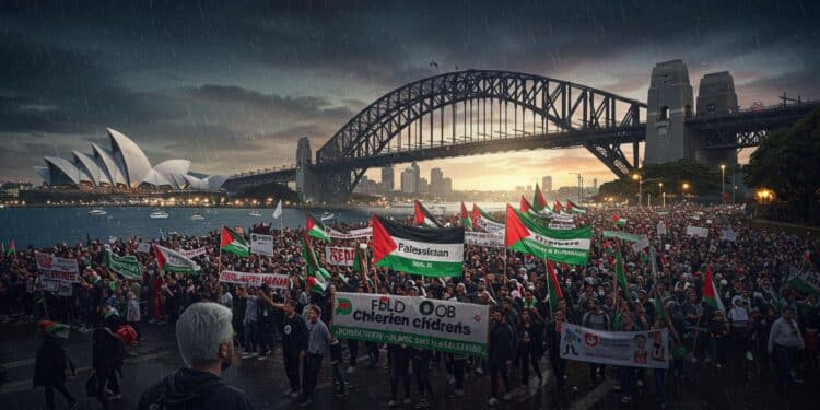 Julian Assange rejoint des milliers de manifestants pro palestiniens à Sydney Découvrez limpact de cette marche et les enjeux mondiaux Lisez maintenant    Viral Mag
