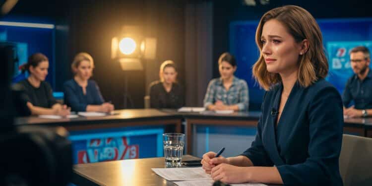 Audrey Crespo-Mara : Un Adieu Émouvant au JT de TF1 - Viral Mag Audrey Crespo Mara émue clôt son JT estival sur TF1 Découvrez son hommage vibrant et les coulisses dun été marqué par la perte de son mari Viral Mag