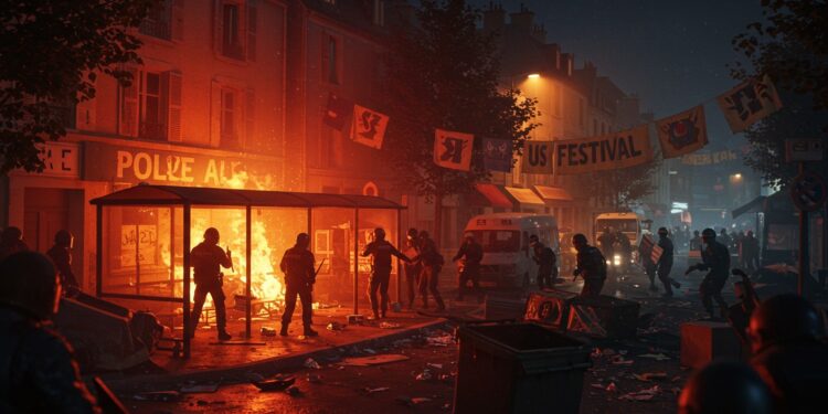 Violences à Aurillac  300 individus perturbent le festival de théâtre de rue vandalisant commerces et affrontant la police Découvrez les détails   Viral Mag