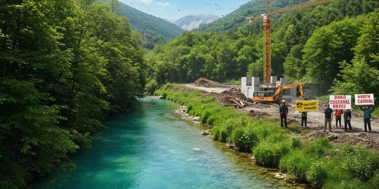 Bataille pour Sauver la Rivière Dosnica - Viral Mag En Macédoine du Nord des militants luttent contre des centrales hydroélectriques menaçant la rivière Dosnica Découvrez leur combat pour préserver un écosystème vital Viral Mag