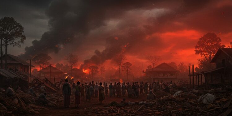 Une frappe aérienne en Birmanie tue 12 personnes à Mrauk U dont 5 enfants dans un conflit dévastateur Découvrez les témoignages et limpact humanitaire   Viral Mag