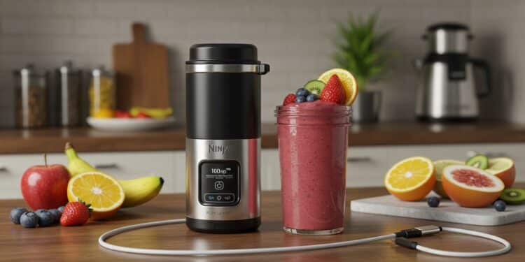 Découvrez le blender portable Ninja Blast à moins de 60 €  Compact puissant et idéal pour les smoothies nomades Profitez de cette offre irrésistible   Viral Mag