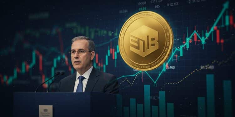 BNB Atteint un Record Historique Après le Discours de Powell - Viral Mag BNB atteint un pic historique à 900 $ après le discours dovish de Powell propulsant le marché crypto Découvrez les raisons de cette hausse Viral Mag
