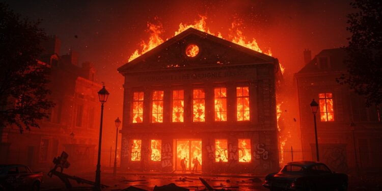 Bobigny : Polémique et Incendie Autour d’un Hommage Controversé - Viral Mag Un bâtiment public à Bobigny nommé en lhonneur dune ancienne combattante du FLN incendié Une affaire qui ravive les tensions sur la mémoire coloniale Viral Mag