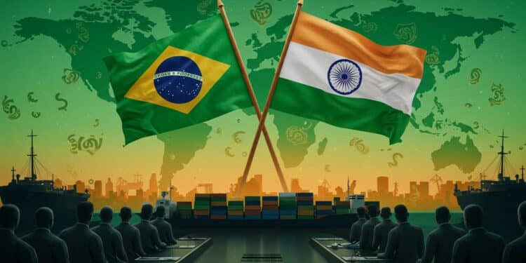 Brésil et Inde Unis Contre les Surtaxes Américaines - Viral Mag Brésil et Inde sallient pour défendre le multilatéralisme face aux surtaxes américaines Découvrez les enjeux géopolitiques et économiques de cette crise Viral Mag