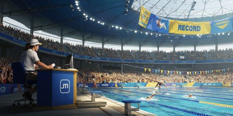 Camille Lacourt fait une bourde en direct aux Championnats du monde de natation 2025 Découvrez cet incident et lexploit de Léon Marchand    Viral Mag