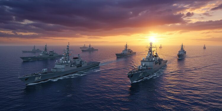 Chine et Russie : Manoeuvres Navales en Mer du Japon - Viral Mag Chine et Russie unissent leurs forces pour des exercices navals en mer du Japon renforçant leur alliance stratégique face aux tensions globales   Viral Mag