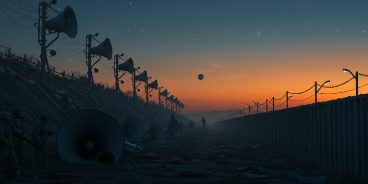 Corée: Détente à la Frontière par le Silence - Viral Mag La Corée du Nord retire ses haut parleurs de propagande à la frontière suivant lexemple du Sud Un pas vers la paix Découvrez les détails Viral Mag