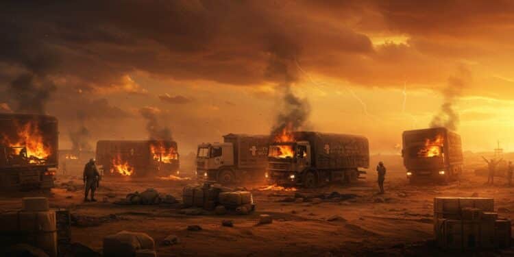 Crise au Soudan : L’Aide Humanitaire sous Attaque - Viral Mag Attaque dun convoi daide au Darfour la crise humanitaire saggrave au Soudan Découvrez les enjeux et les appels à laction Viral Mag