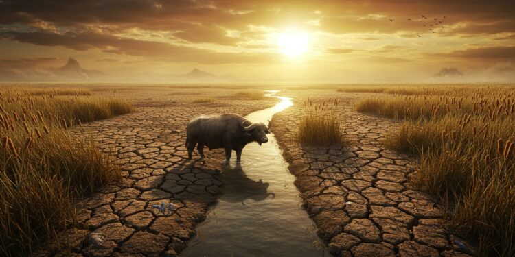 Les marais dIrak berceau dune culture millénaire sassèchent Découvrez comment la sécheresse menace les éleveurs de buffles et la biodiversité unique   Viral Mag