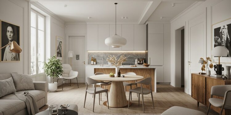 Plongez dans lunivers de Laurent Mariotte  son duplex parisien mêle cuisine ouverte déco unique et convivialité dans le Haut Marais Un lieu à son image    Viral Mag