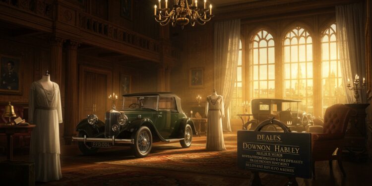 Downton Abbey : Exposition et Enchères Avant la Fin - Viral Mag Plongez dans lunivers de Downton Abbey avec une exposition et des enchères à Londres avant la sortie du dernier film Objets iconiques et glamour en vente Viral Mag