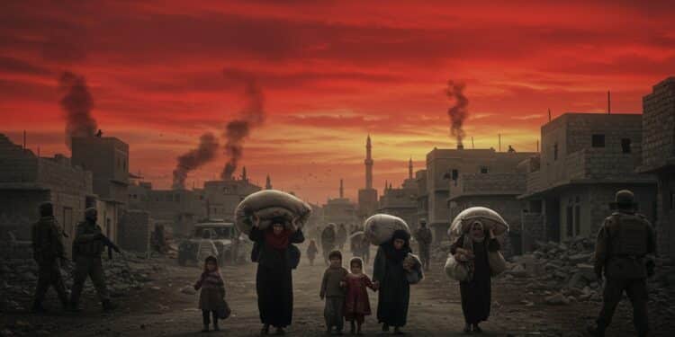 Des familles alaouites fuient Damas sous la menace dhommes armés Découvrez les détails de ce drame humanitaire et ses implications en Syrie   Viral Mag