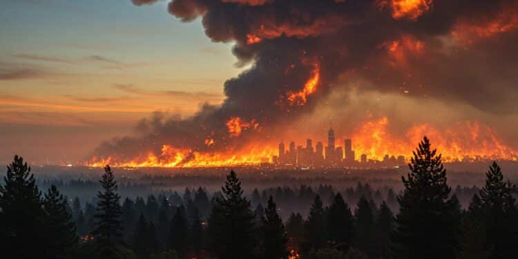 Feux de Forêt : La Pollution Atmosphérique S’aggrave - Viral Mag Les feux de forêt en Amérique du Nord empirent la pollution annulant des décennies de progrès Découvrez limpact sur la santé et lespérance de vie Viral Mag