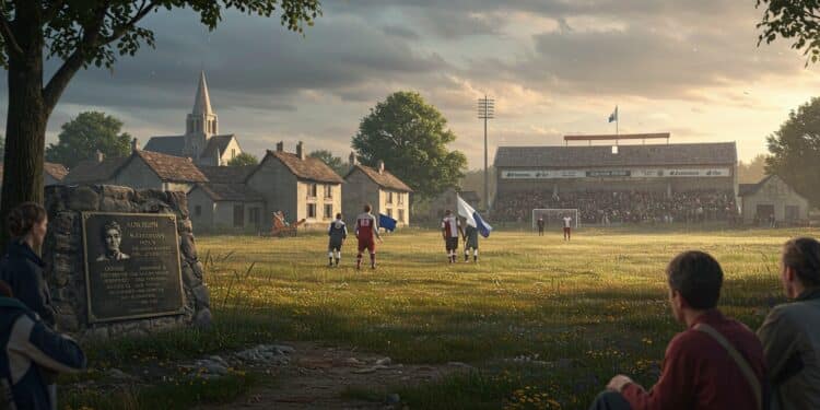 Un an après la mort dAlain Delon Douchy honore lacteur avec un stade à son nom Un hommage qui divise les habitants et interroge Découvrez pourquoi   Viral Mag