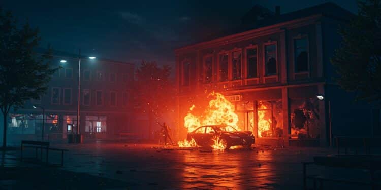 Incendie à Poissy : Une Voiture-Bélier Détruit Commerces - Viral Mag Un incendie spectaculaire causé par une voiture bélier en feu a ravagé deux commerces et quatre appartements à Poissy Découvrez les détails de ce drame Viral Mag