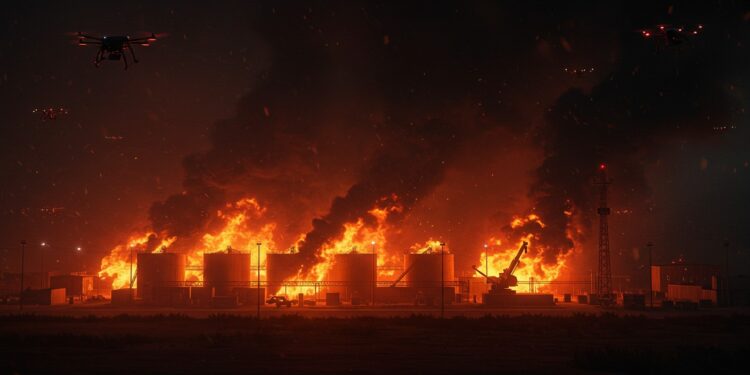 Incendie à Sotchi causé par des drones ukrainiens dans un dépôt pétrolier Découvrez les détails de lattaque et ses implications géopolitiques   Viral Mag