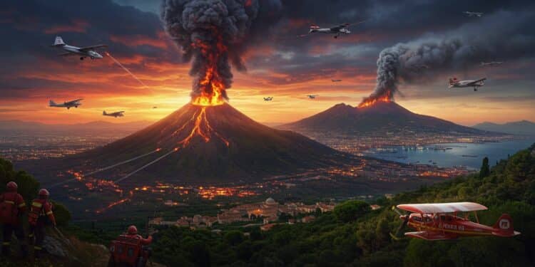 Incendie au Vésuve  pompiers et armée luttent sentiers fermés Impact sur le parc et lagriculture Découvrez les détails de cette crise   Viral Mag