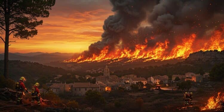 Le plus gros incendie de lété ravage le sud de la France détruisant 16 000 hectares et menaçant villages Découvrez lampleur de la catastrophe et les efforts pour la contenir   Viral Mag
