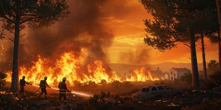 Incendie Dévastateur dans le Sud de la France - Viral Mag Le plus gros incendie de lété ravage 16 000 hectares dans lAude menaçant villages et forêts Découvrez lampleur de la catastrophe Viral Mag