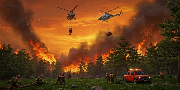 Incendies en Algérie  lincendie de Blida maîtrisé mais dautres feux menacent Découvrez les efforts héroïques et les défis climatiques   Viral Mag