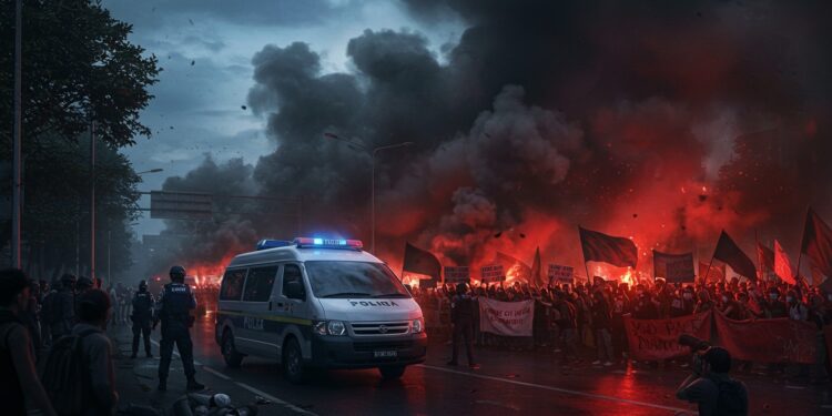 La Brimob unité de police indonésienne est critiquée pour ses méthodes brutales après un incident tragique à Jakarta Enquête et manifestations en cours   Viral Mag