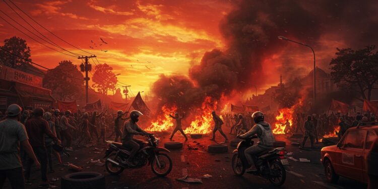 Violences en Indonésie  manifestations morts et crise économique secouent le pays Découvrez les causes et les enjeux pour Prabowo Subianto   Viral Mag