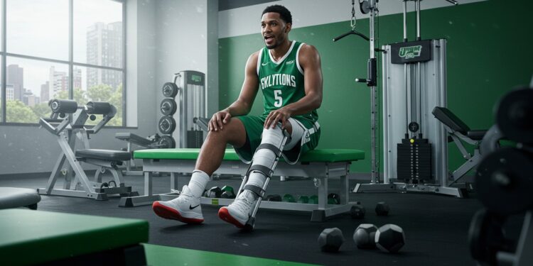 Jayson Tatum évoque sa difficile rééducation post rupture du tendon dAchille Découvrez son parcours sa résilience et les défis dun retour au sommet   Viral Mag
