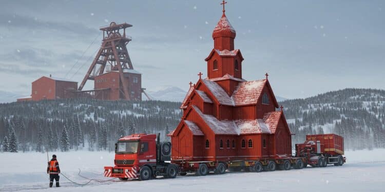 Léglise de Kiruna joyau suédois a été déplacée sur 5 km pour sauver la ville minière Découvrez cette prouesse technique et ses enjeux Lisez lhistoire    Viral Mag