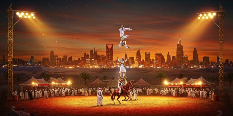 L’Arabie Saoudite Réinvente Son Patrimoine Culturel - Viral Mag LArabie Saoudite mise sur son patrimoine pour séduire avec des spectacles comme Terhal mêlant traditions et modernité Découvrez cette révolution culturelle Viral Mag