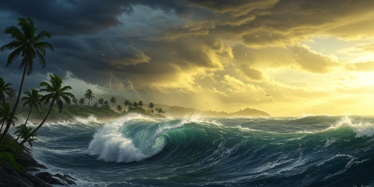 Louragan Erin rétrogradé en catégorie 2 menace la côte est des États Unis avec des inondations et vagues destructrices Suivez son évolution   Viral Mag