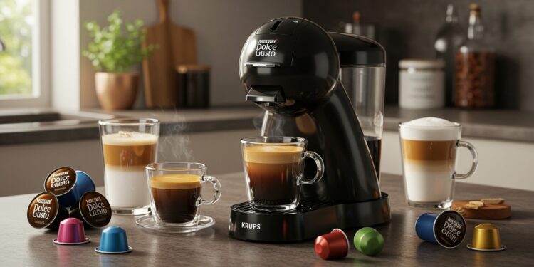 Découvrez la Nescafé Dolce Gusto Krups Genio S en promo à  33  Savourez plus de 30 boissons personnalisables chaudes ou froides à tout moment   Viral Mag