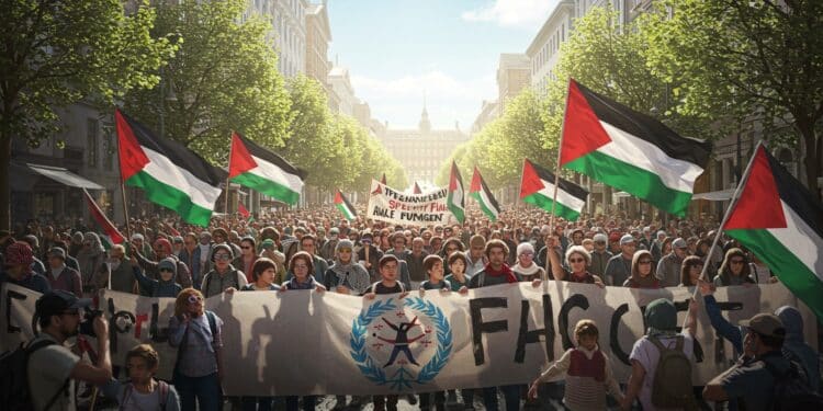 Des milliers de manifestants à Copenhague réclament la paix à Gaza et la reconnaissance de la Palestine Découvrez les détails de cette marche historique   Viral Mag